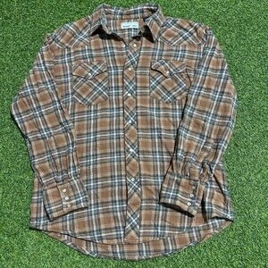 Men’s Wrangler Pearl Snap Button Up Shirt